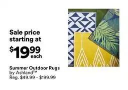 Michaels Summer Outdoor Rugs by Ashland offer