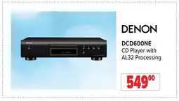 2001 Audio Video DENON DCD600NE CD Player with AL32 Processing offer