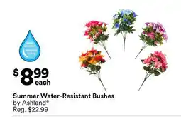 Michaels Summer Water-Resistant Bushes by Ashland offer