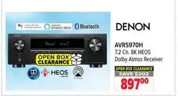 2001 Audio Video AVRS970H - RECVR 7.2CH 8K ATMOS DTSX HEOS offer