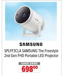 2001 Audio Video SPLFF3CLA SAMSUNG The Freestyle 2nd Gen FHD Portable LED Projector offer