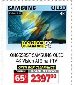 2001 Audio Video SAMSUNG OLED 4K Vision AI Smart TV offer