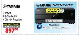 2001 Audio Video RXV2A 7.2-Ch 4K/8K HDR 10+ Receiver offer