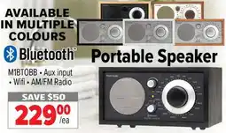 2001 Audio Video M1BTOBB - AM/FM TABLE RADIO BT OAK/BLACK offer