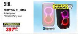 2001 Audio Video PARTYBOX CLUB120 JBL offer
