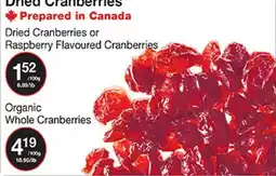 Bulk Barn Dried Cranberries offer