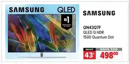 2001 Audio Video QN43Q7F QLED O HDR 1500 Quantum Dot offer