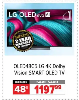 2001 Audio Video OLED48C5 LG 4K Dolby Vision SMART OLED TV offer