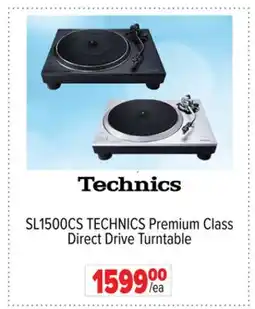 2001 Audio Video SL1500CS TECHNICS Premium Class Direct Drive Turntable offer