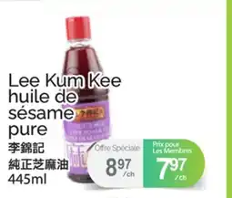 T&T Supermarket LEE KUM KEE HUILE DE SÉSAME PURE offer