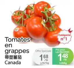 T&T Supermarket TOMATES EN GRAPPES offer