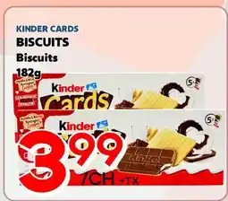 Marche Salaberry KINDER CARDS BISCUITS offer