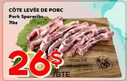 Marche Salaberry CÔTE LEVÉE DE PORC offer