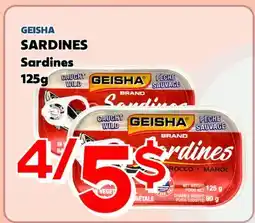 Marche Salaberry GEISHA SARDINES offer