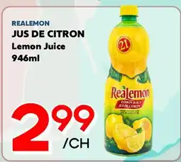 Marche Salaberry REALEMON JUS DE CITRON offer