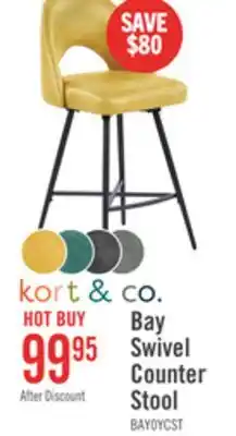 The Brick Bay Swivel Counter Stool offer