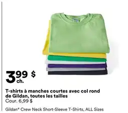 Michaels T-shirts à manches courtes avec col rond de Gildan, toutes les tailles offer
