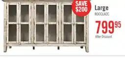 The Brick Rocco 70 6-Door Large Accent Cabinet - Cream offer