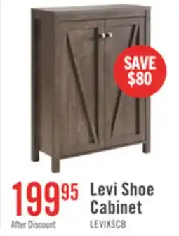 The Brick Levi 31 Shoe Storage Cabinet - Hazelnut offer
