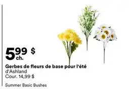 Michaels Gerbes de fleurs de base pour l'été d'Ashland offer