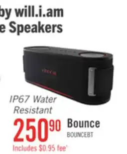The Brick LG xboom Bounce by will.i.am IP67 Water Resistant Bluetooth Portable Speaker (BOUNCE.ACANLBK) offer