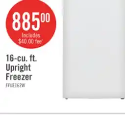 The Brick Frigidaire 16 Cu. Ft. Garage Ready Upright Freezer – White offer