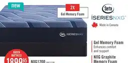 The Brick Serta iSeries NXG1200 Tight Top Firm Queen Mattress Set offer