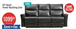 The Brick 83 Quest Power Reclining Sofa offer
