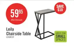 The Brick Leila 10.25 C-Shaped Chairside Table - Grey offer