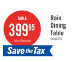The Brick Rain Dining Table, 72W - Brown offer