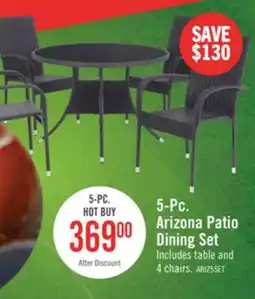 The Brick Arizona 5-Piece Patio Dining Set offer
