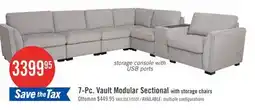The Brick 7-Pc. Vault Modular Sectional offer