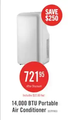 The Brick Tosot 14,000 BTU Portable Air Conditioner with Build-In Heat Pump & Wi-Fi - TBECH314500DOW offer