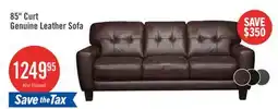 The Brick 85 Curt Genuine Leather Sofa offer
