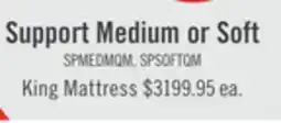 The Brick Tempur-Pedic TEMPUR Support Soft King Mattress offer