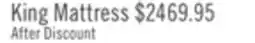 The Brick Stearns & Foster Allianz Luxury Tight Top Firm King Mattress Set offer