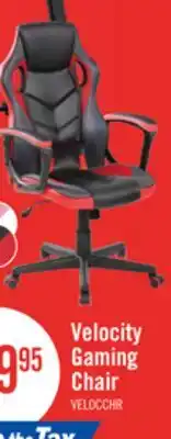 The Brick Velocity 24 Ergonomic Gaming Chair - Black & Red offer