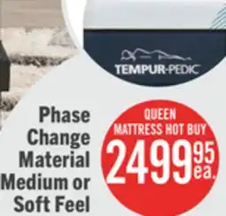 The Brick Tempur-Pedic TEMPUR Support Medium Queen Mattress Set offer