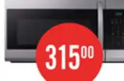 The Brick Samsung 1.7 Cu. Ft. Over-the-Range Microwave with 300 CFM and Auto Cook & Reheat - Stainless Steel offer