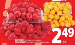 Metro Raspberries goldenberries offer