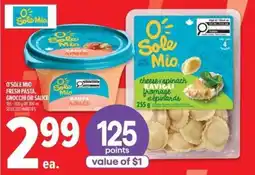 Metro O'sole mio fresh pasta, gnocchi or sauce offer