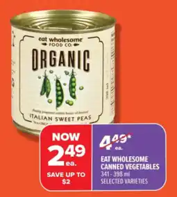 Metro Eat wholesome canned vegetables offer