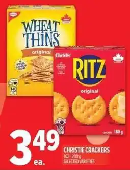 Metro Christie crackers offer