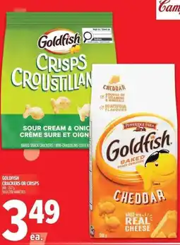 Metro Goldfish crackers or crisps offer