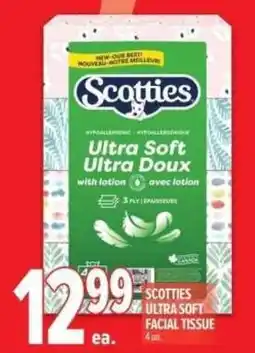 Metro Scotties ultra soft facial tissue offer