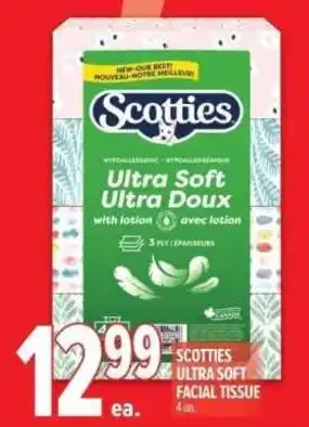 Metro Scotties ultra soft facial tissue offer