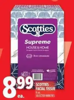 Metro Scotties facial tissue offer
