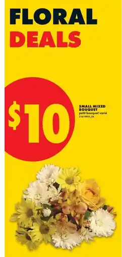 No Frills Small mixed bouquet offer