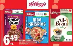 Metro Kellogg's family cereal offer