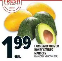Metro Large avocados or honey ataulfo mangoes offer